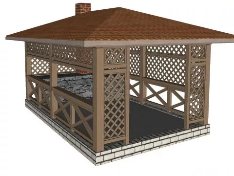 Беседка Фиалка